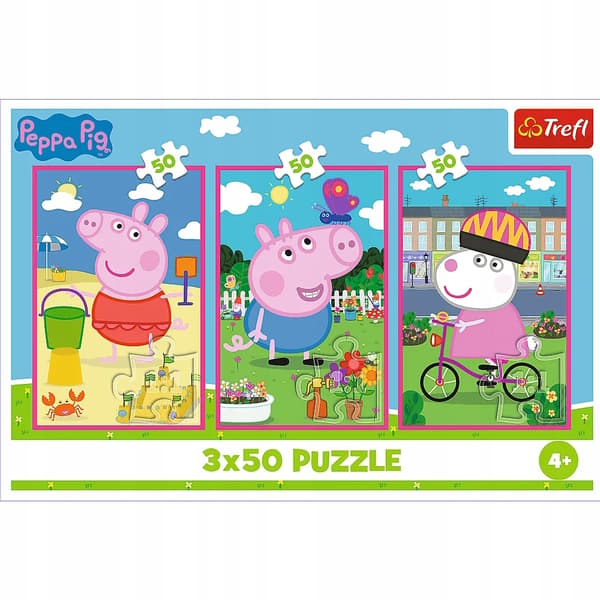 PALAPELI 3X50 YSTÄVYYDEN VOIMA PEPPA PIG 34877
