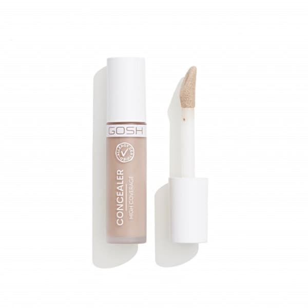 Gosh Concealer High Coverage Concealer med Applikator - 001 Porcelæn 6ml