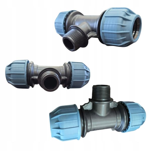 PE-T-stykke 20-3/4" M-20