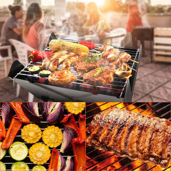 TG71418 MINI FOLDBAR HAVEGRILL TIL CAMPING, BÆRBAR