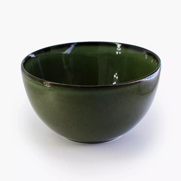 MOSS posliinikulho 15 cm vihreä DUKA