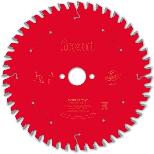 Freud Z48 165x20mm tværsavklinge til træ