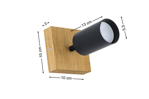 Moderne lampe - 1 x GU10 - 10x10 cm