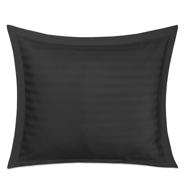 Sengesæt 180x200 bomuld med bambusfiber, sort, 7 dele