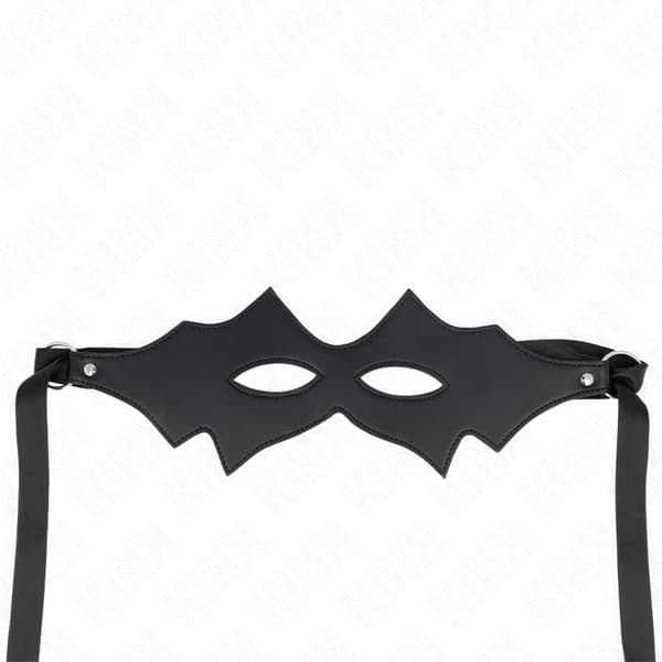 KINK Kattemaske Model 1 Sort 34x12 cm Justerbar