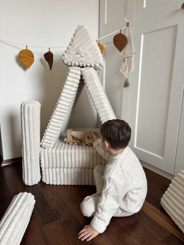 Lille hjul til Waffle Sofa, Beige