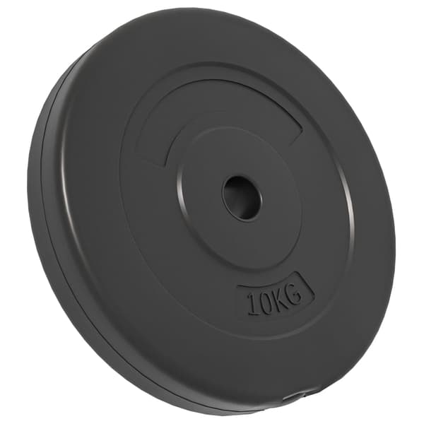 vidaXL vægtskiver, 4-pak, 30 kg, cement