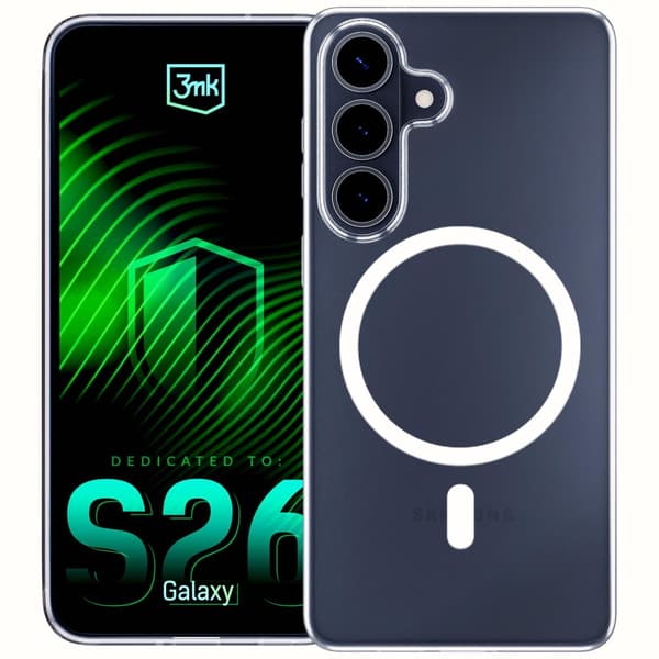3MK Gennemsigtig MagCase til Galaxy S26