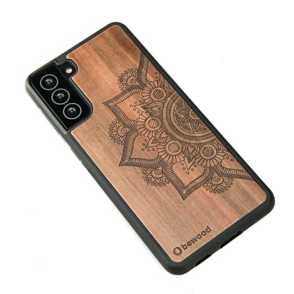 Træcover til Samsung Galaxy S21 MANDALA ÆBLETRÆ
