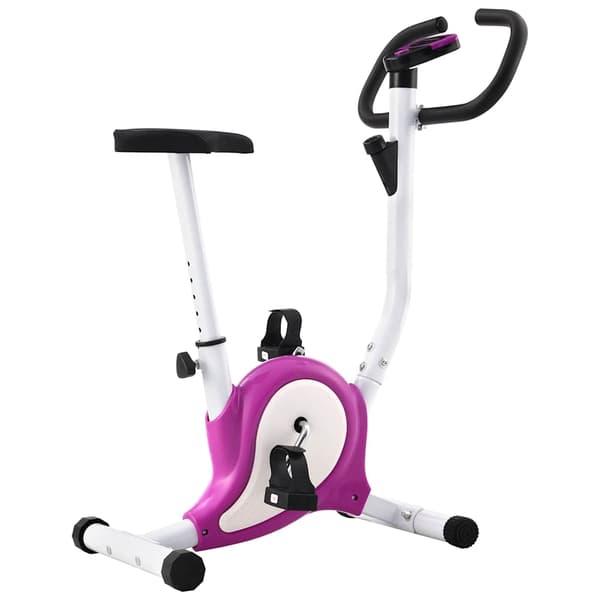 vidaXL Kuntopyörä vastuskuminauhalla, violetti