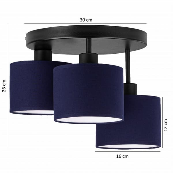 Tornado AMR3K lampe marineblå