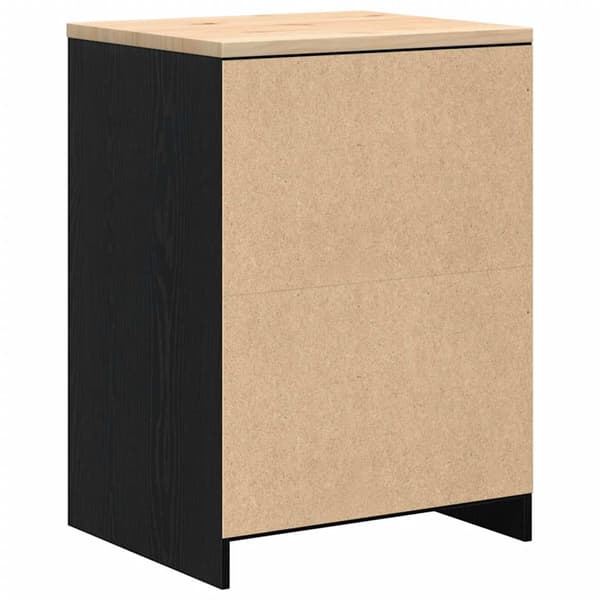 vidaXL garageskab sort 60x51x85 cm