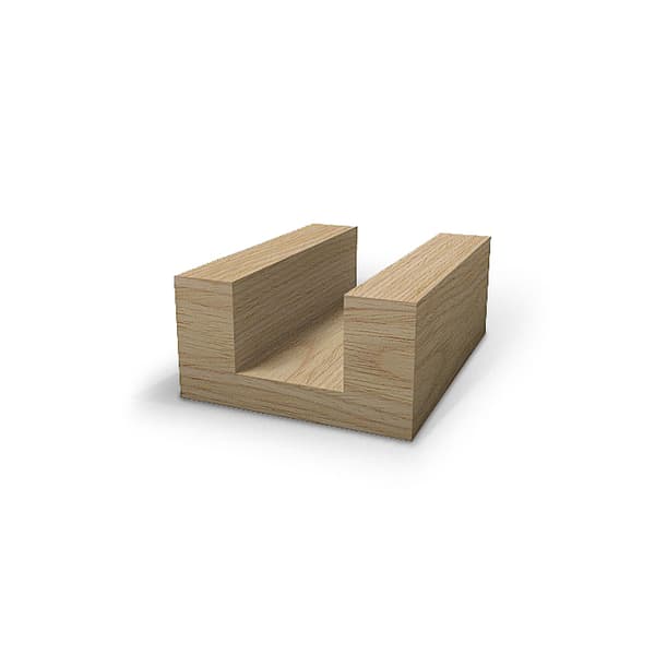 Rak dubbelskärig fräs D=16xH=30/d=8 GLOBUS