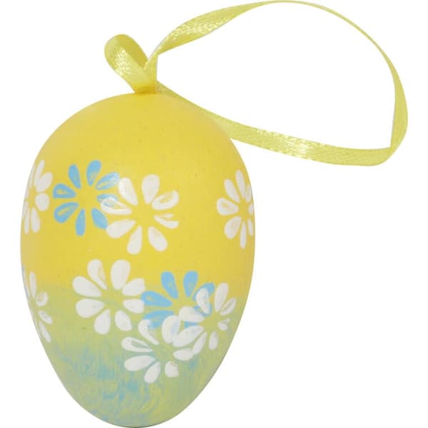 Ägg med blomhängen, set om 6 stycken, 6 cm
