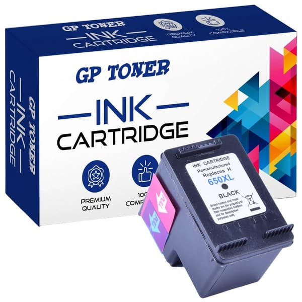 Muste HP GP-H650XL BK -tulostimelle