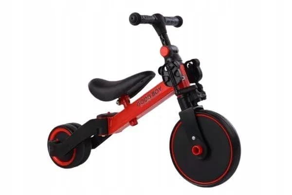 3-in-1 Trike Fix Mini -tasapainopyörä lapsille, punainen