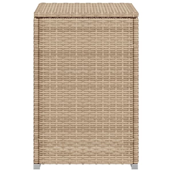 vidaXL Pulloteline/pöytä beige 40x40x60 cm polyrottinki