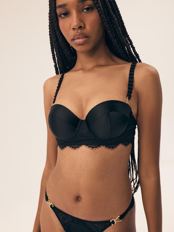 Brillant Esotiq Push-Up Bh | Sort 80C