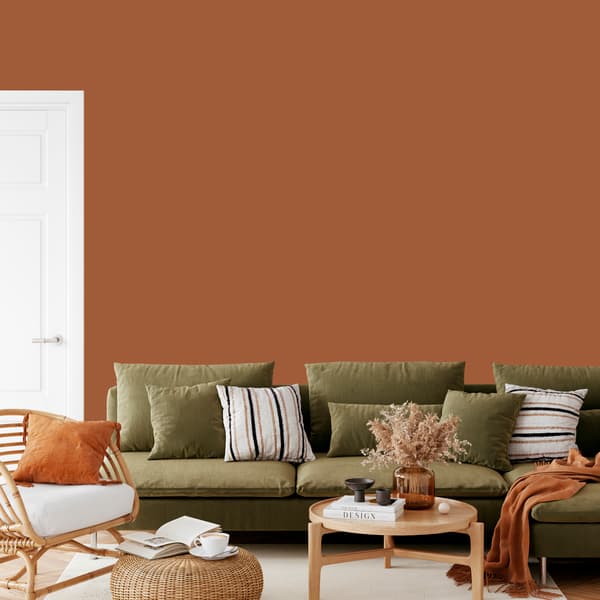 Tapet Ensfarvede orange baggrunde, orange baggrund 50x1000 cm