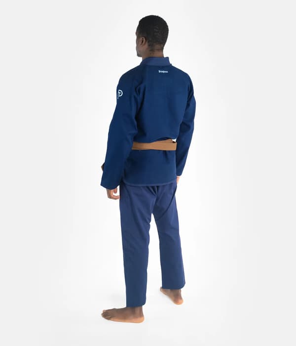 Progress Kimono/Gi BJJ Herr The Academy Marinblå + Vit Bälteset A2