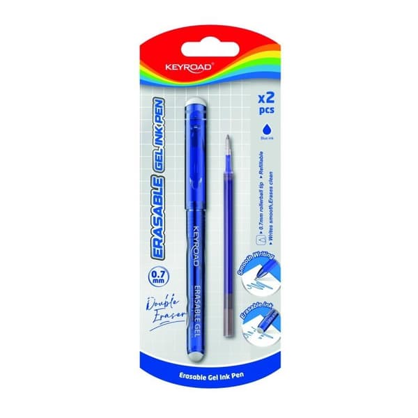 Sletpen 0,7 mm + blå refill