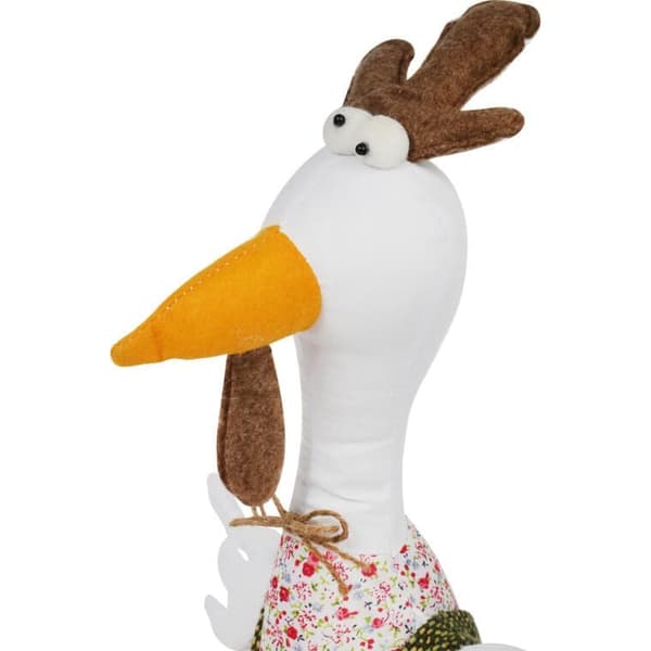 KUKKO MEKOSSA ISTUVASSA KUMMOSSA 38 CM