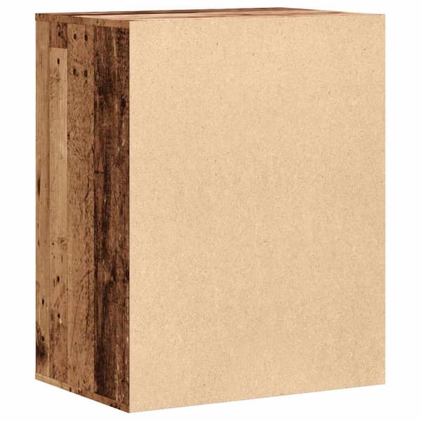vidaXL kommode, antik træ, 60x41x76 cm, træbaseret materiale