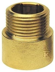 Forlænger 1/2" L-25 MESSING