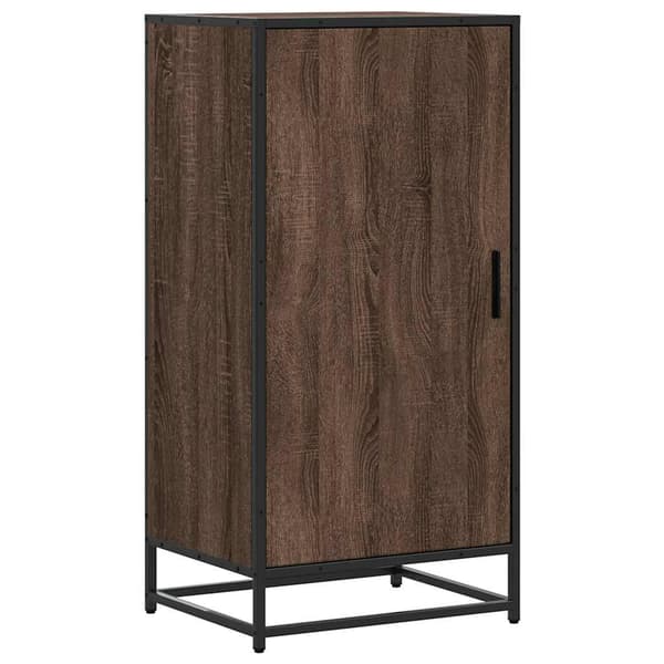 vidaXL skoskab brunt egetræ 48x38x97,5 cm