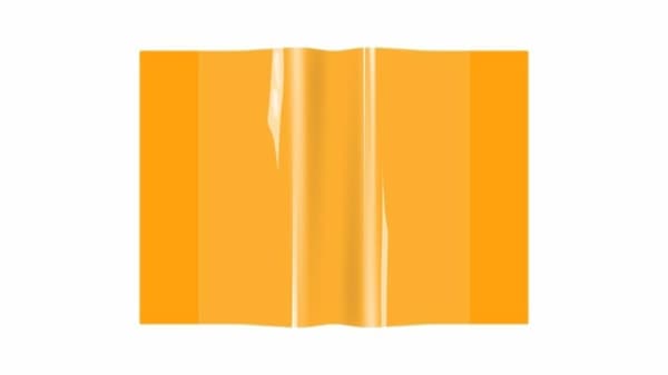 A5 PVC notesbogsomslag neonorange (10 stk.)