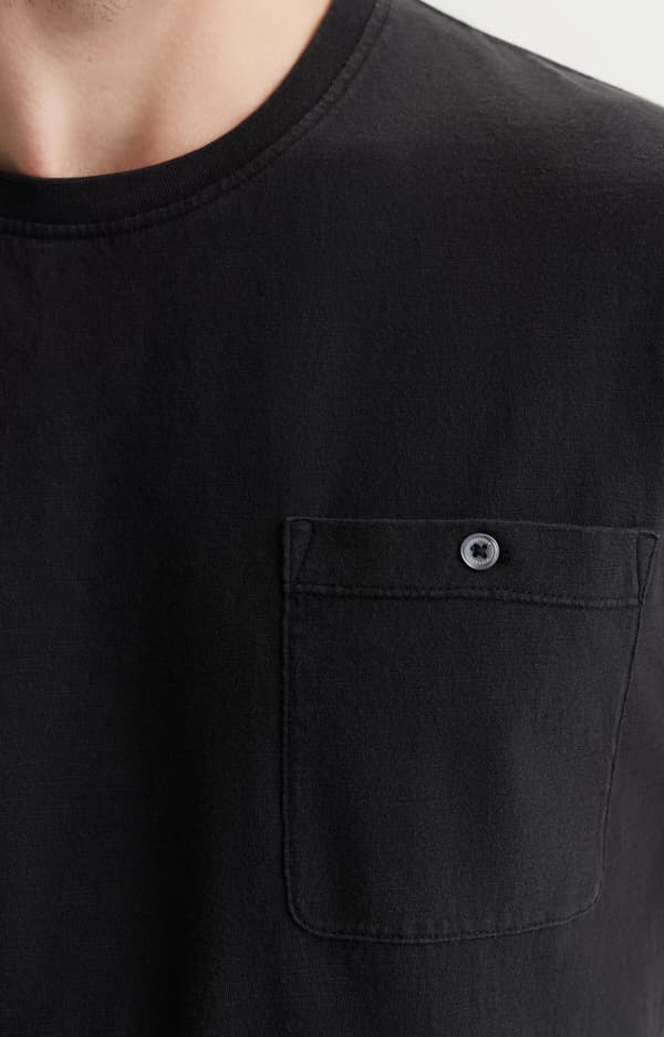 Ensfarvet t-shirt S