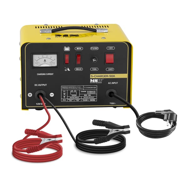 Bilstarterlader til opladning af 12/24V 30A start 130A