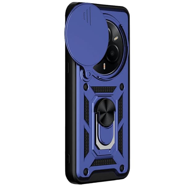 Realme 14 Pro 5G Armor-cover, CamShield Slide, blå