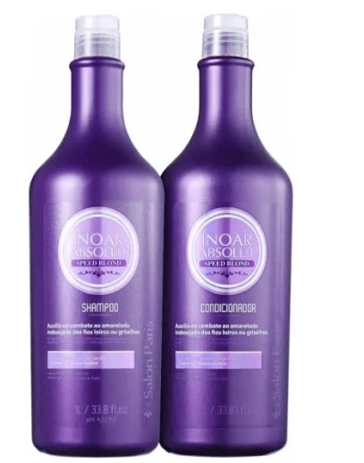 Inoar DUO Speed ​​​​Blond Shampoo 1000 ml + Balsam 1000 ml