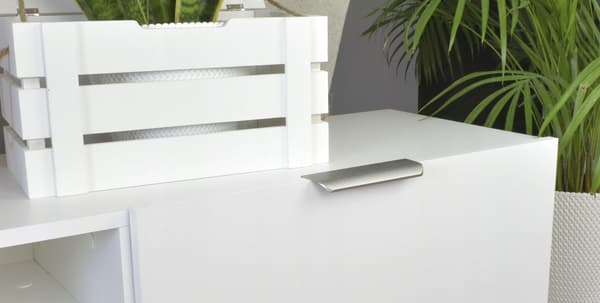 Langt møbelgreb, rustfrit stål, 100 cm UA02, let, holdbart
