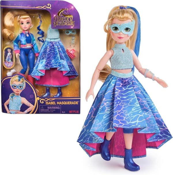 Unicorn Academy: Deluxe Isabel Masquerad-docka