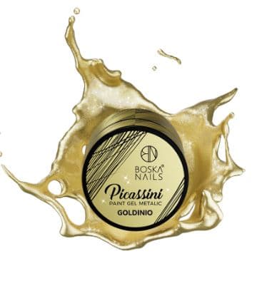 Boska Nails Picassini Gellack Metallic Goldinio - 5ml