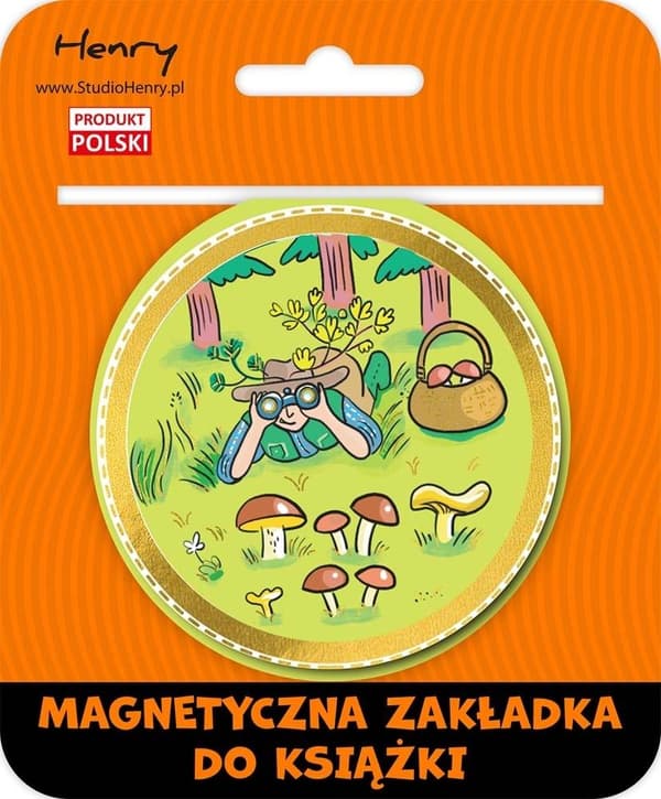 Magnetisk kuglebogmærke med 2 svampe