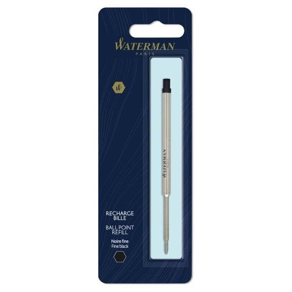 Sort F kuglepen refill