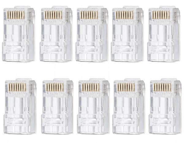 RJ45 UTP stik kat. 5e 8P8C 10 stk. Conotech
