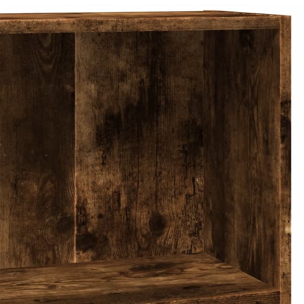 vidaXL bogreol røget eg 80x30x77 cm