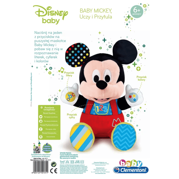 Interaktiv Mickey Plys. Clementoni 50131