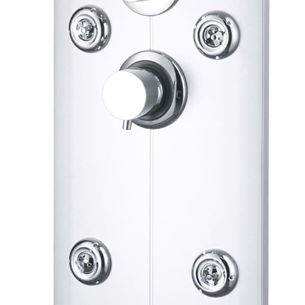 vidaXL Duschpanel 25 x 43 x 120 cm silver