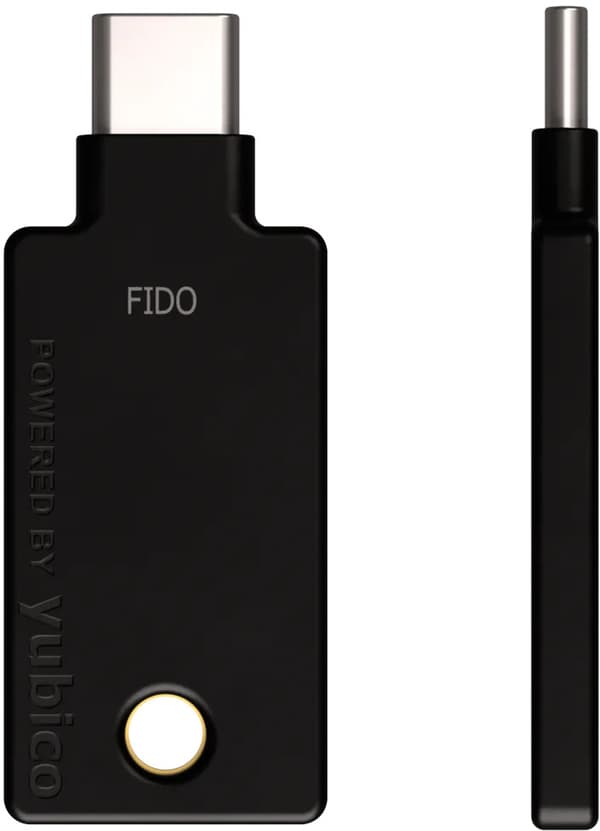 Yubico säkerhetsnyckel C NFC svart
