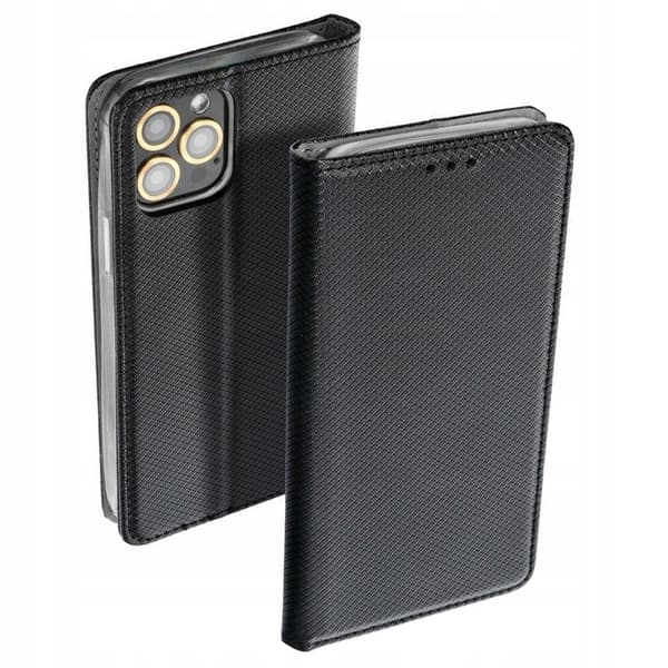Etui til SAMSUNG GALAXY S8 PLUS S8+ LUKKET SMART MAGNETETUIS SORT + GLAS