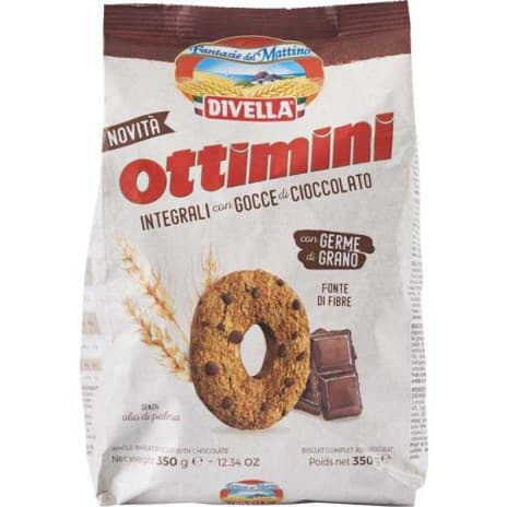 Kager Ottimani Fuldkornschokolade 350g - Divella