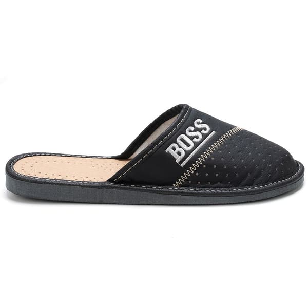 BOSS Herr Lädertofflor Svarta 40
