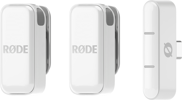 Rode Trådlös Micro USB-C Mikrofon Vit