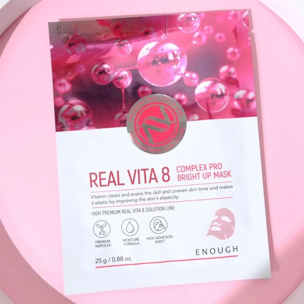 Enough-Real Vita 8 Complex Pro Bright Up Mask 10 stk.