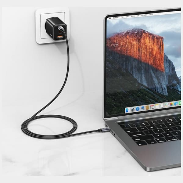USAMS U91 60W USB-C till USB-C 1m tarnish-kabel